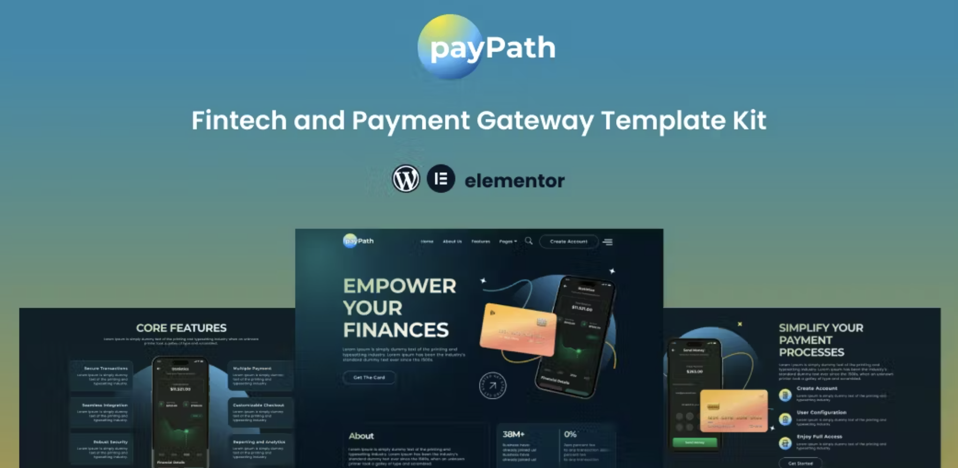 PayPath - Online Payment Gateway Elementor Template Kit | Nullsto ...