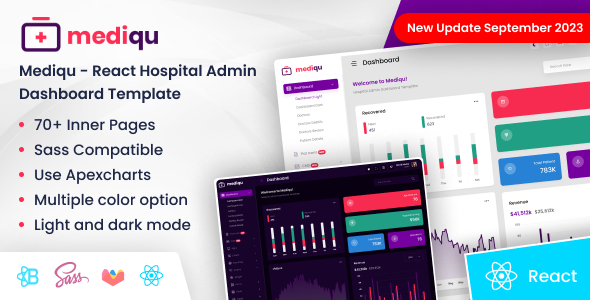 Mediqu - Hospital React Admin Dashboard Template | Nullsto Forums: Best ...