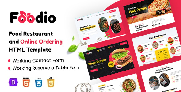 Foodio - Fast Food & Restaurant HTML Template | Nullsto Forums: Best ...