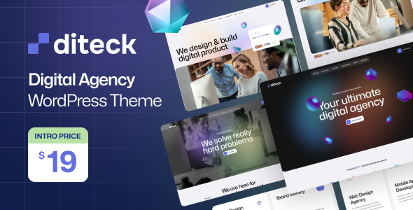 Diteck - Digital Agency WordPress Theme | Nullsto Forums: Best ...