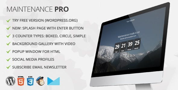 Maintenance PRO - WordPress plugin | Nullsto Forums: Best Webmaster Forum