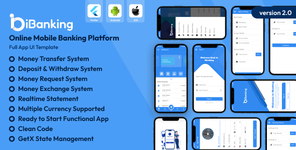 iBanking - Online Mobile Banking Platform Flutter App | Nullsto Forums ...