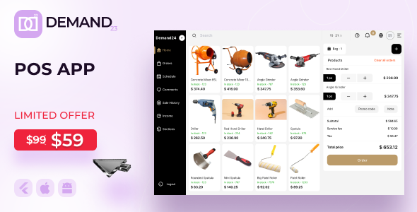 On-Demand24 POS + Order & Service Management (IOS, Android, Desktop ...