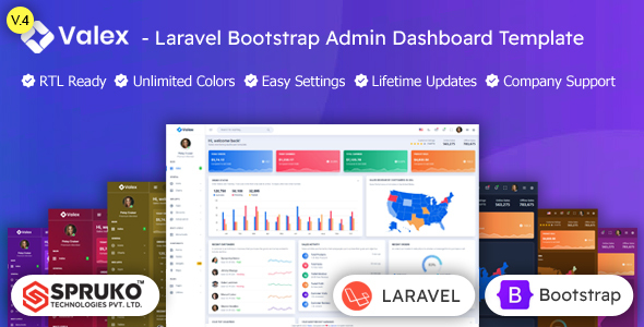 Valex – Laravel Bootstrap Admin Dashboard Template | Nullsto Forums ...