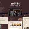 Justcoffee - Cafe and Coffee - Elementor Template Kit