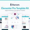 Starcom - Saas & Startup - Elementor Template Kit
