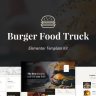 Burger Food Truck - Popup Restaurant - Elementor Template Kit