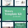Waves - Startup Agency - Elementor Template Kit