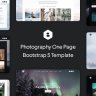 Locus - Photography One Page Bootstrap 5