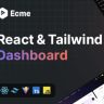 Ecme - React Tailwind Admin Template (React 19)