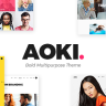 Aoki - Creative Design Agency WordPress Theme