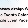 Event Single Page Builder Pro